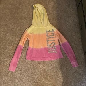 Justice Cropped Hoodie Girls Size 12